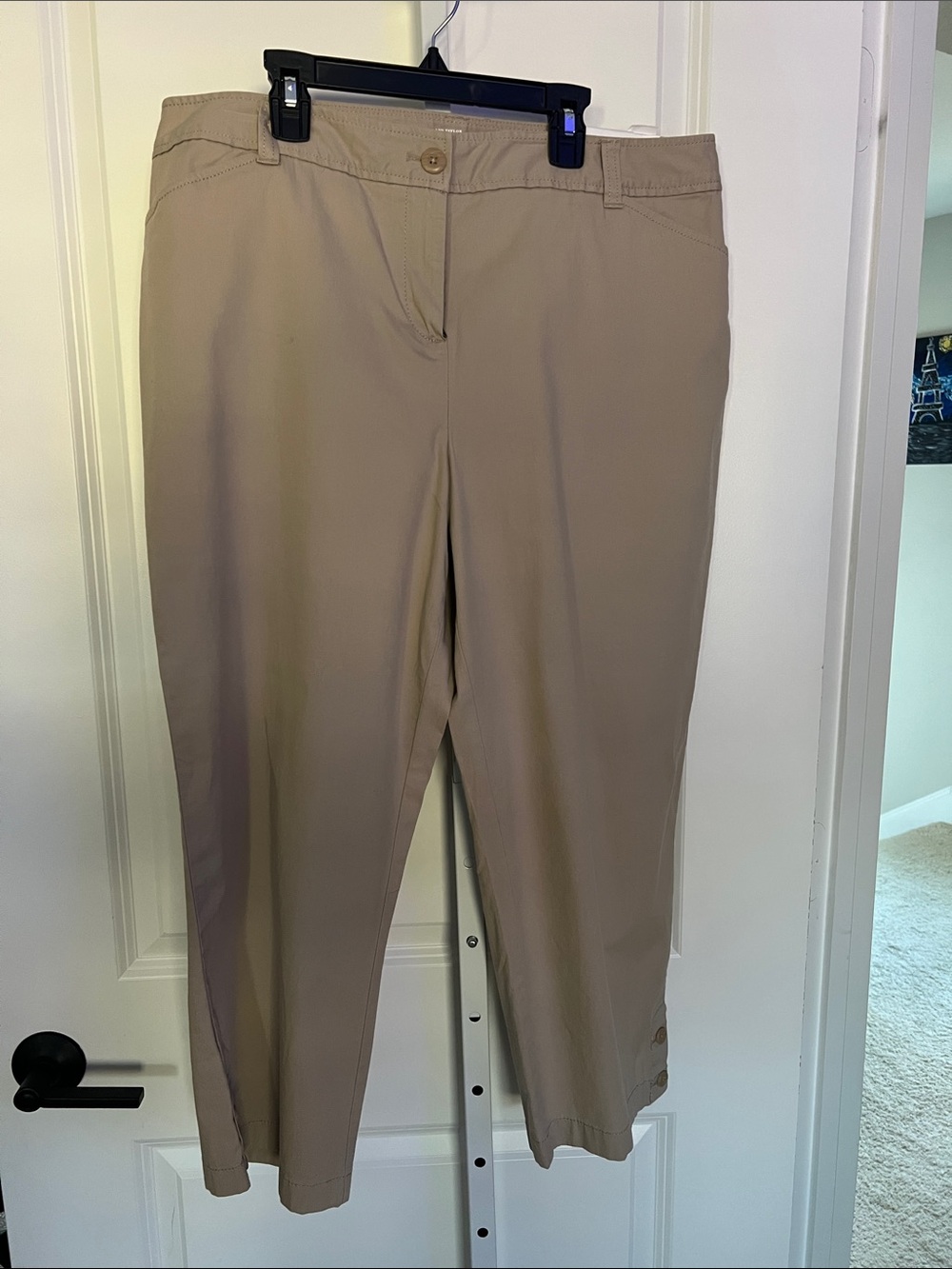 Classic Stretch Capri Pants - Curvy Crop Ann Taylor Loft